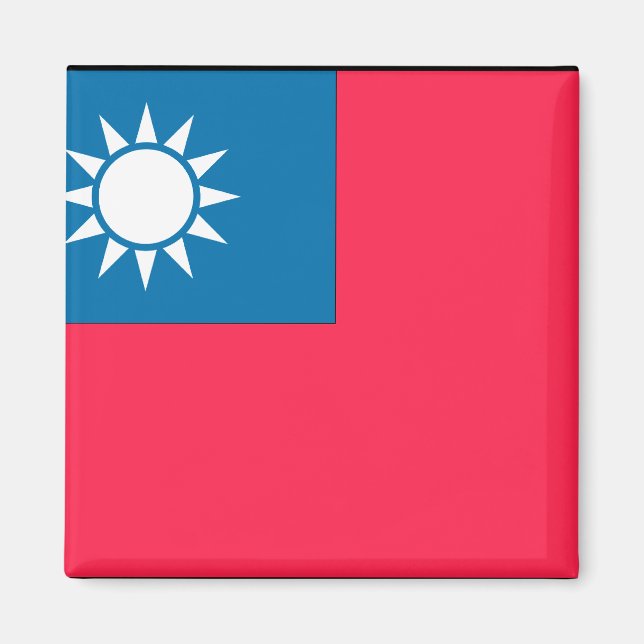 Taiwan Flag Magnet (Front)