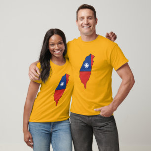 Taiwan flag map T-Shirt