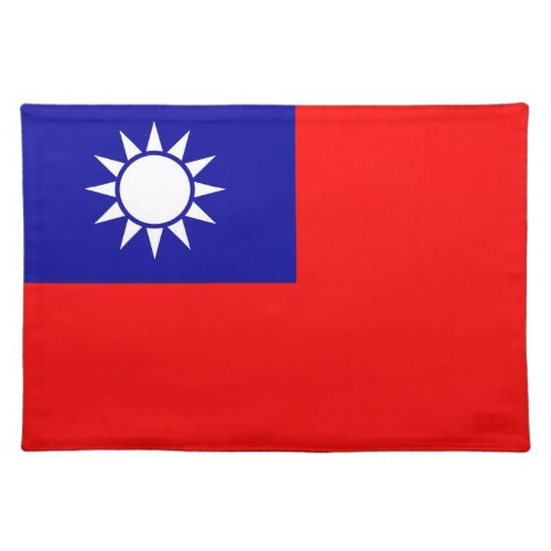 Taiwan Flag MoJo Placemat