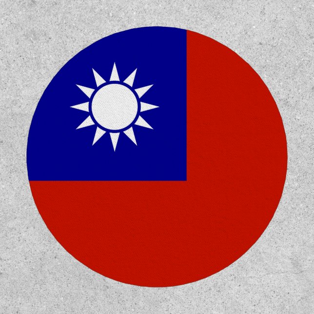 Taiwan flag patch (Front)