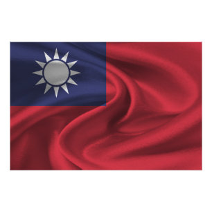 Taiwan Flag Photo Print
