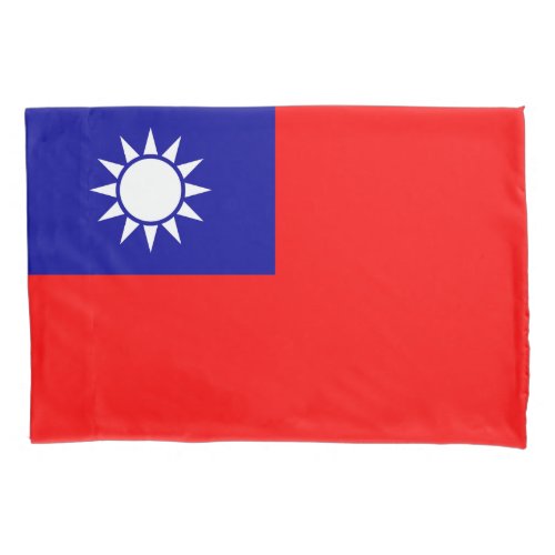 Taiwan Flag Pillow Case