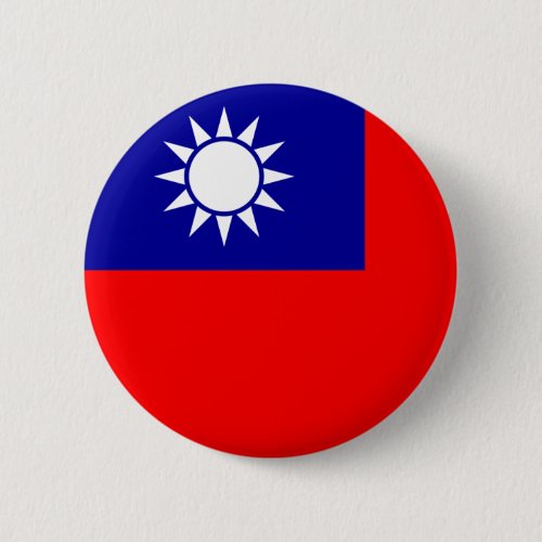 taiwan flag pinback button