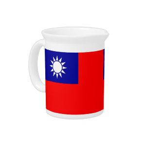 Taiwan Flag Pitcher