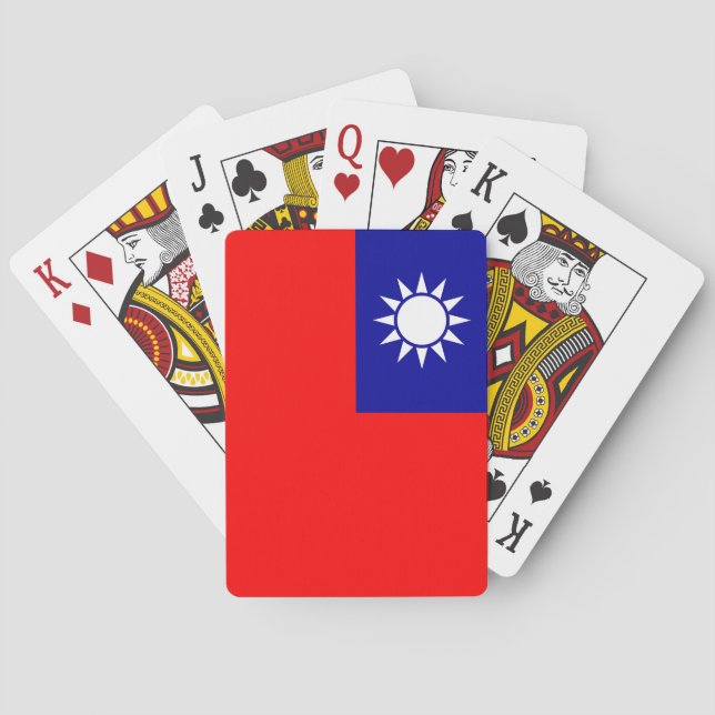 Taiwan Flag Poker Cards (Back)