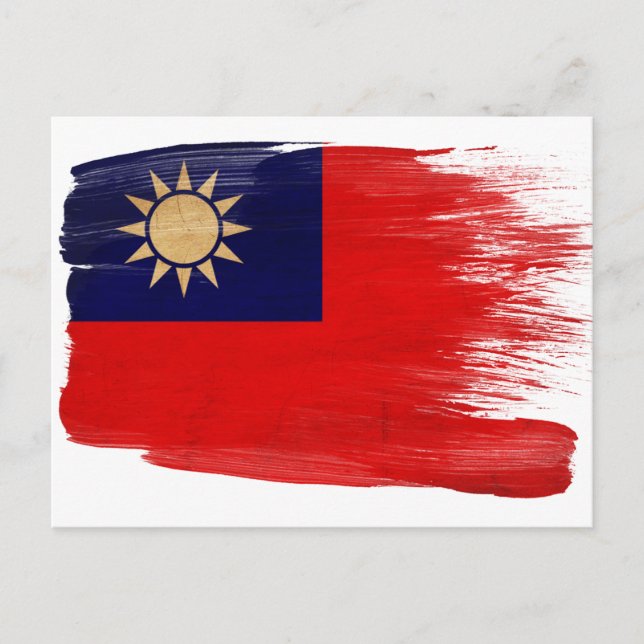 Taiwan Flag Postcards (Front)