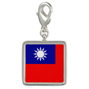 Taiwan Flag: Republic of China, Chinese Taipei Charm