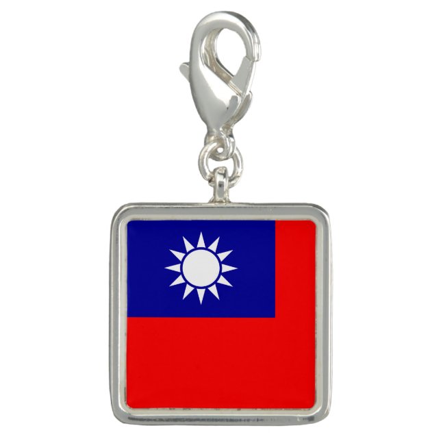 Taiwan Flag: Republic of China, Chinese Taipei Charm (Front)