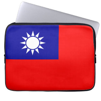 Taiwan Flag: Republic of China, Chinese Taipei Laptop Sleeve