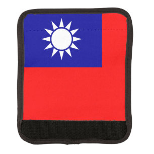 Taiwan Flag: Republic of China, Chinese Taipei Luggage Handle Wrap
