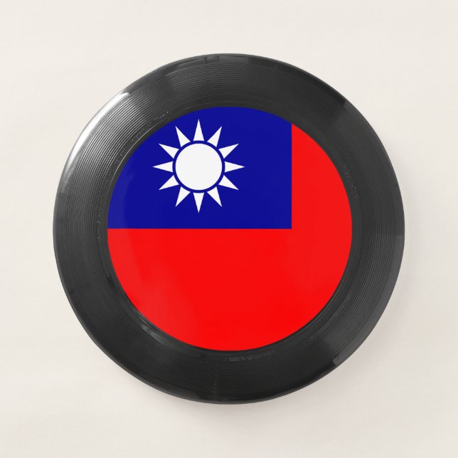Taiwan Flag: Republic of China, Chinese Taipei Wham-O Frisbee (Front)