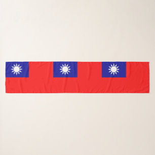 Taiwan Flag Scarf