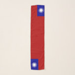Taiwan flag scarf<br><div class="desc">Flag of Taiwan</div>