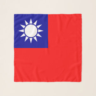 Taiwan Flag Scarf