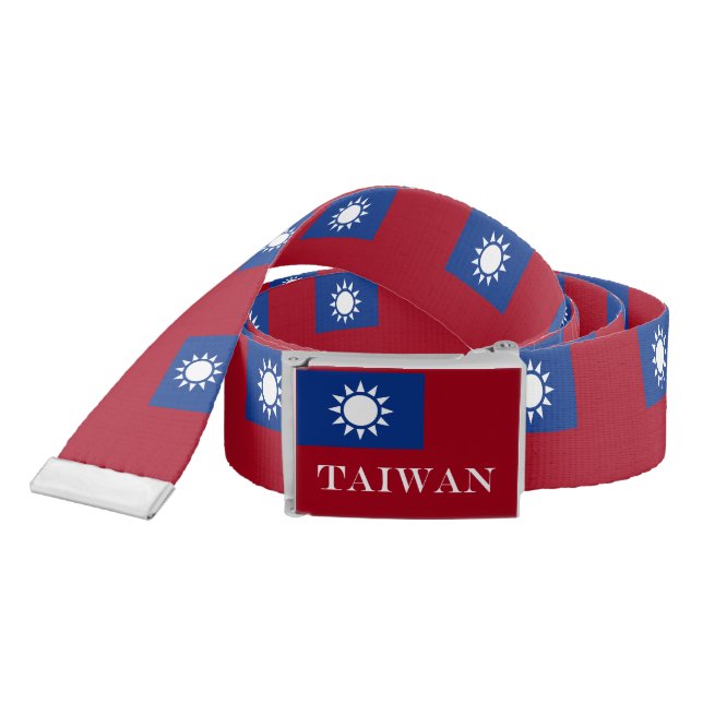 Taiwan flag Taiwanese Belt (Snake)