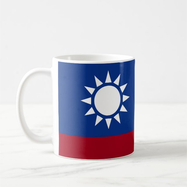  Taiwan flag Taiwanese Coffee Mug (Left)