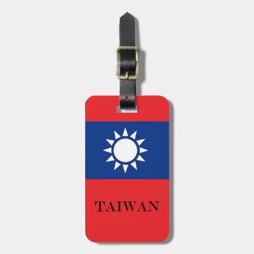 Taiwan flag Taiwanese Luggage Tag