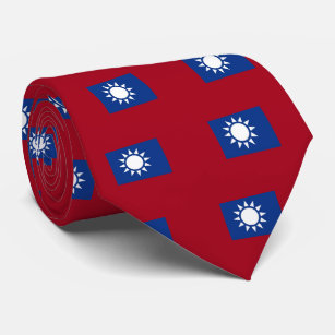 Taiwan flag Taiwanese Neck Tie