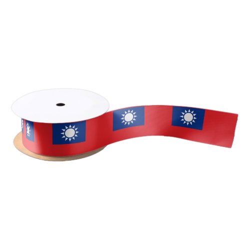 Taiwan flag Taiwanese Satin Ribbon