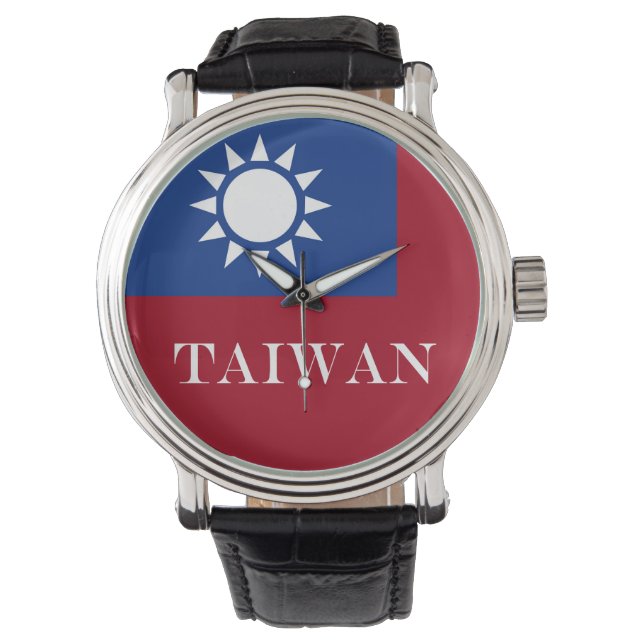 Taiwan flag Taiwanese Watch (Front)