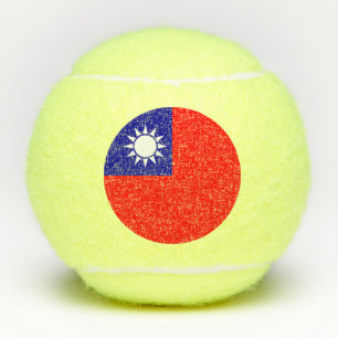 Taiwan Flag Tennis Balls