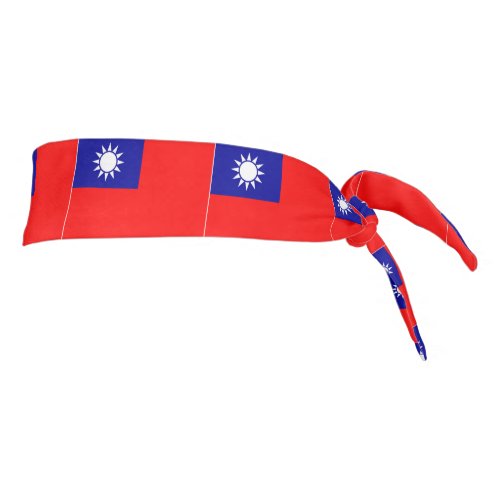 Taiwan Flag Tie Headband