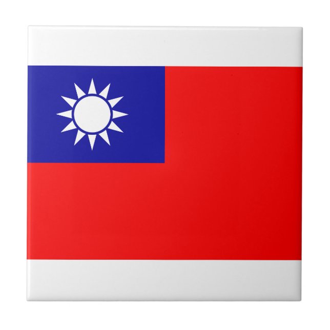 Taiwan Flag Tile (Front)