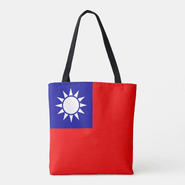 Taiwan Flag Tote Bag (Back)