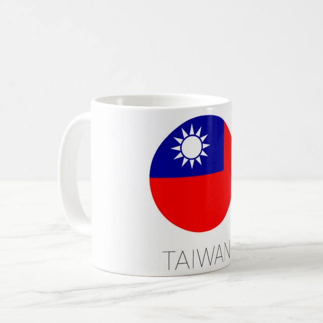 Taiwan Flag Travel Mug (Front Left)