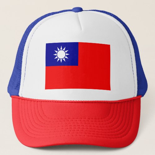 Taiwan Flag Trucker Hat