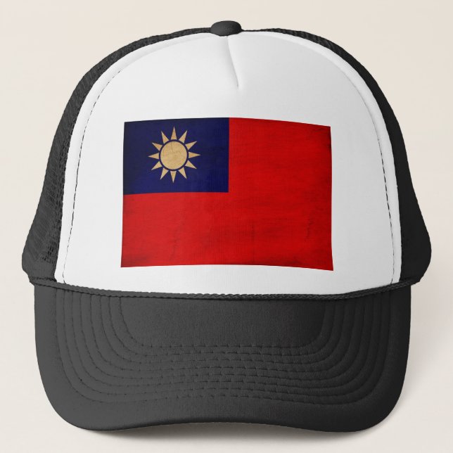 Taiwan Flag Trucker Hat (Front)