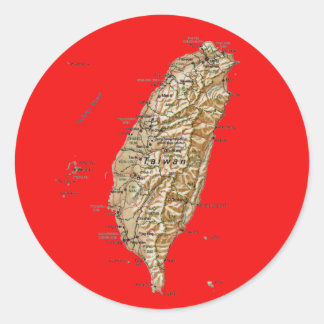 Taiwan Map Sticker