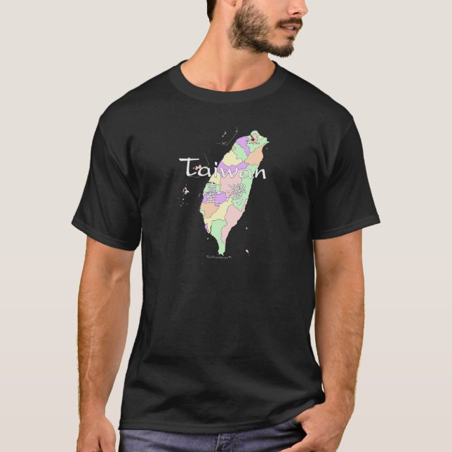 Taiwan Map T-Shirt (Front)