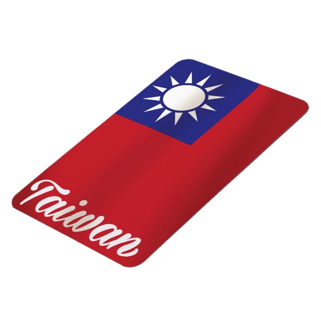 Taiwan National Flag Travel poster Magnet (Left Side)