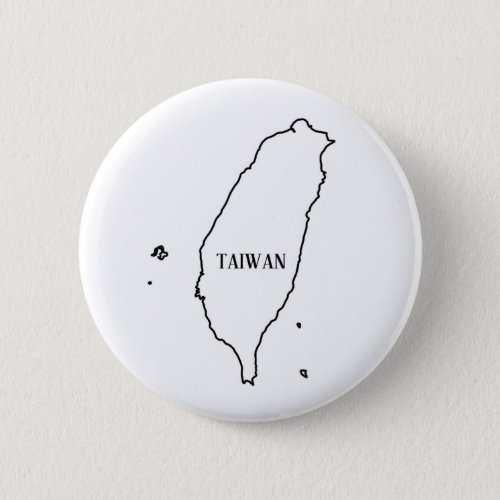 Taiwan Outline Map Button