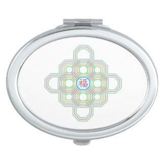 Taiwan pattern l compact mirror