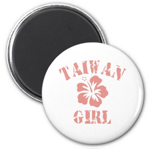 Taiwan Pink Girl Magnet