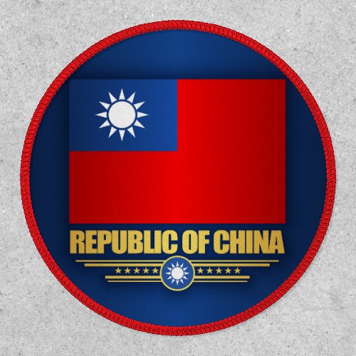 Taiwan Republic of China Flag Shirts Patch