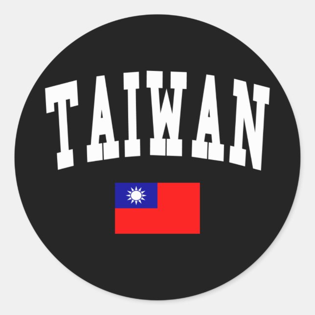 Taiwan Style Classic Round Sticker (Front)