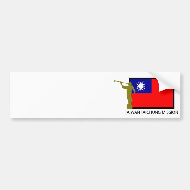 TAIWAN TAICHUNG MISSION LDS CTR BUMPER STICKER (Front)