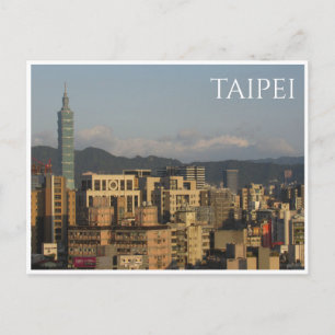 taiwan taipei 101 postcard