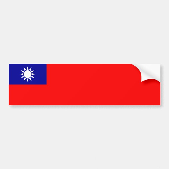 Taiwan/Taiwanese Sticker (Front)