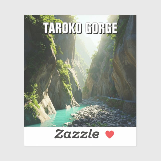 Taiwan Taroko Gorge Travel Sticker (Sheet)