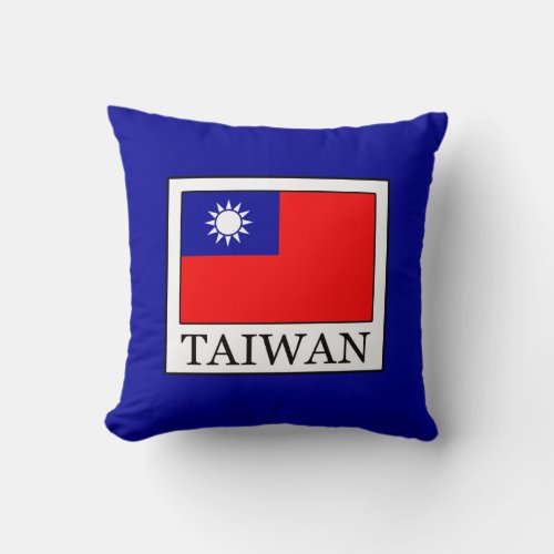 Taiwan Throw Pillow