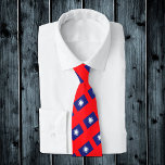 Taiwan Ties, fashion Taiwanese Flag, business Neck Tie<br><div class="desc">Neck Tie: Patriotic Taiwanese Flag fashion and Taiwan business design - love my country,  office wear,  travel,  national patriots / sports fan</div>