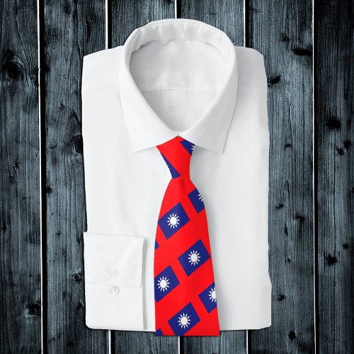 Taiwan Ties fashion Taiwanese Flag business Neck Tie