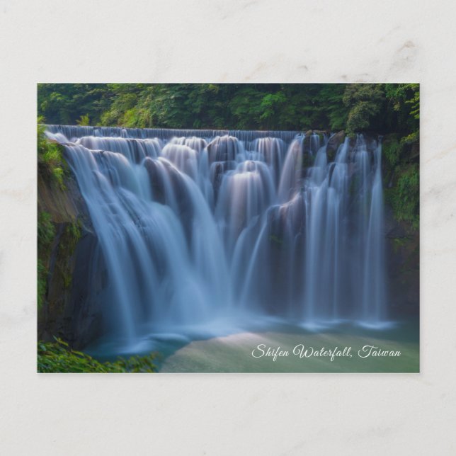 Taiwan Traveler Sightseeing Shifen Waterfall Postcard (Front)