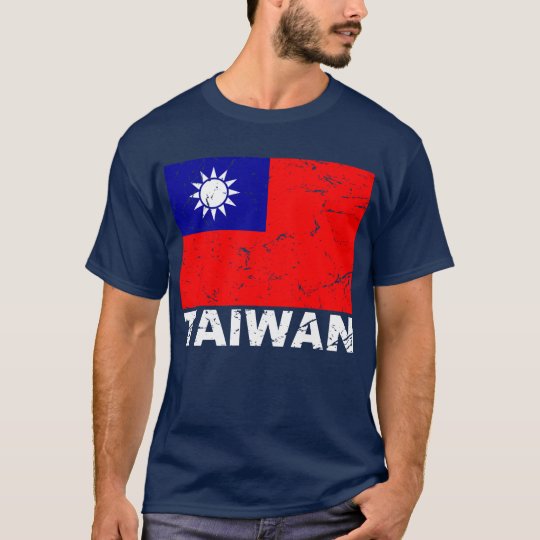 Taiwan Vintage Flag T-Shirt
