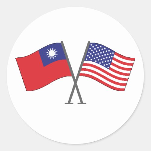 Taiwanese American Sticker