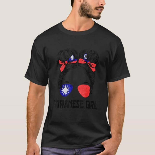 Taiwanese Girl Taiwan Flag Taiwan Pride Women Taiw T-Shirt (Front)